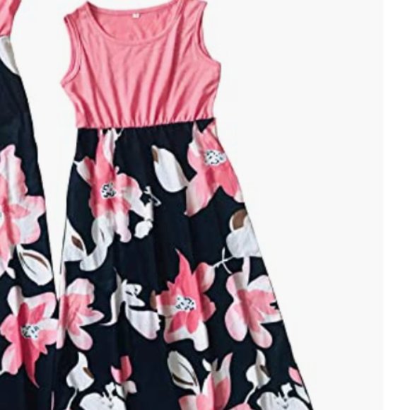 Girls Boho Floral Maxi dress - Picture 1 of 4